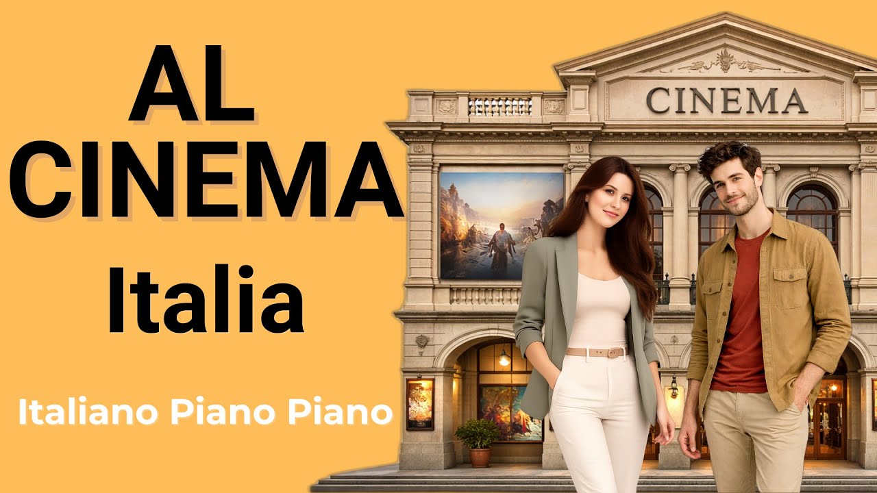 Andare al Cinema in Italia: Frasi Utili, Cultura e Vita Reale 🇮🇹 | Episodio Completo di Italiano