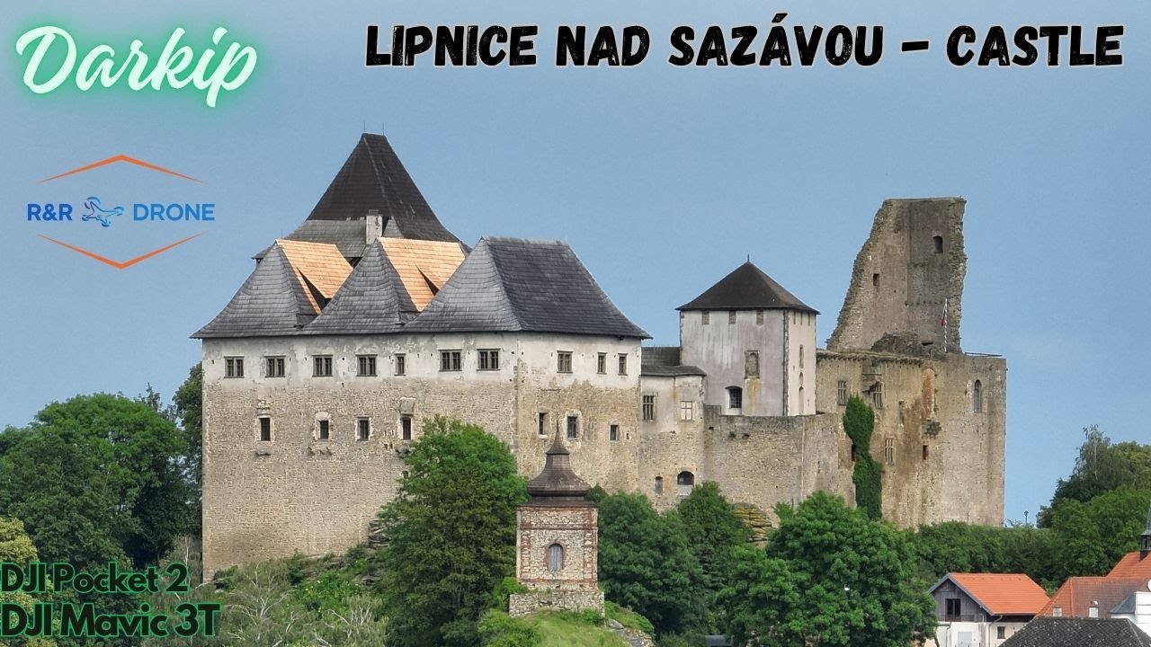 Lipnice nad Sázavou - castle 4K | DJI