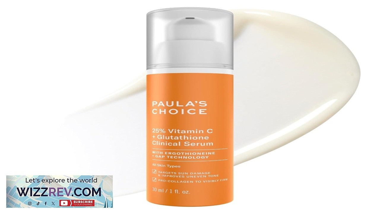 Paulas Choice 25% Vitamin C Serum with Glutathione & Antioxidants Vitamin C