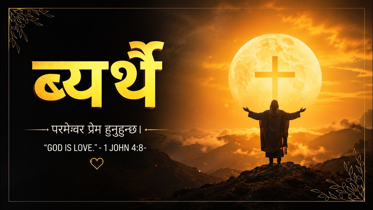 BERTHAI (ब्यर्थै) – Nepali Christian Gospel Song | Sushil Lama | Official Lyrics Video