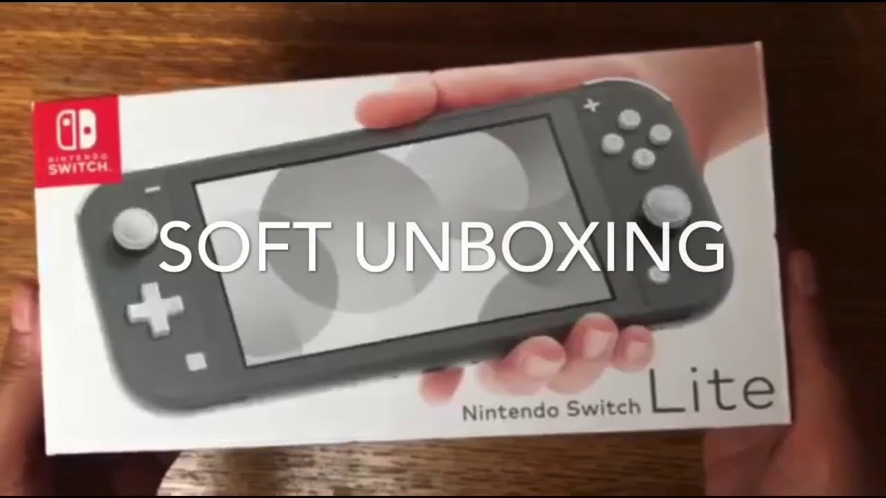 NINTENDO SWITCH LITE | GREY | UNBOXING |