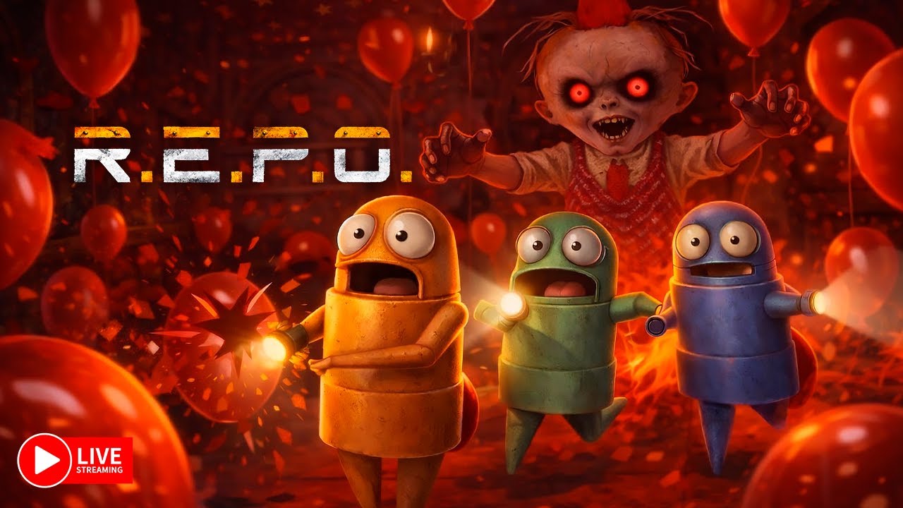 ПОНЕДЕЛЬНИЧНАЯ РЕПА @amore_youtube @Maxwell_rus ► R.E.P.O. СТРИМЧЕСТЕР #585 СТРИМ