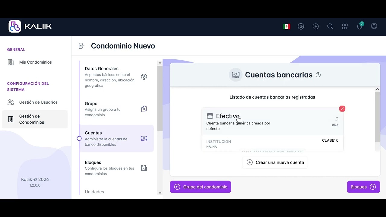 ¿Cómo dar de alta un condominio en Kaliik?