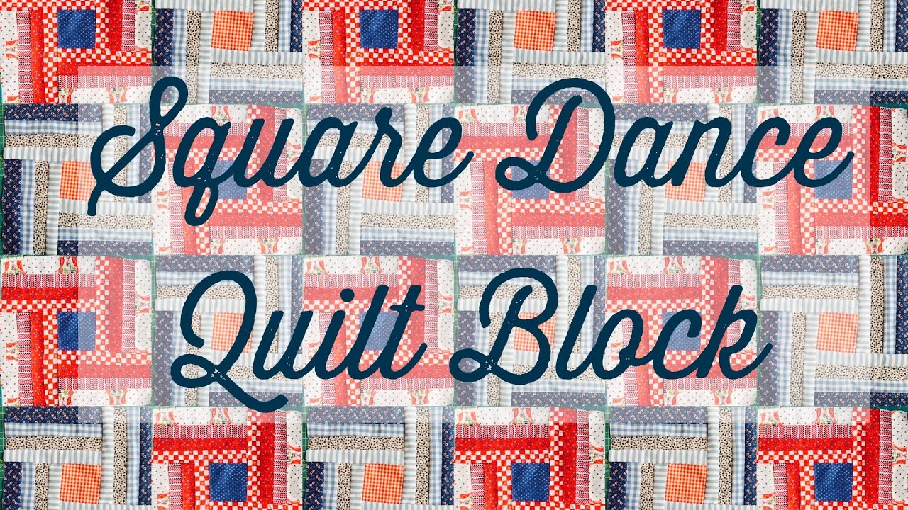 Блок квилта Square Dance &mdash; простое шитье &mdash; стежки для начинающих &mdash; научитесь стегать &mdash; лоскутное ...