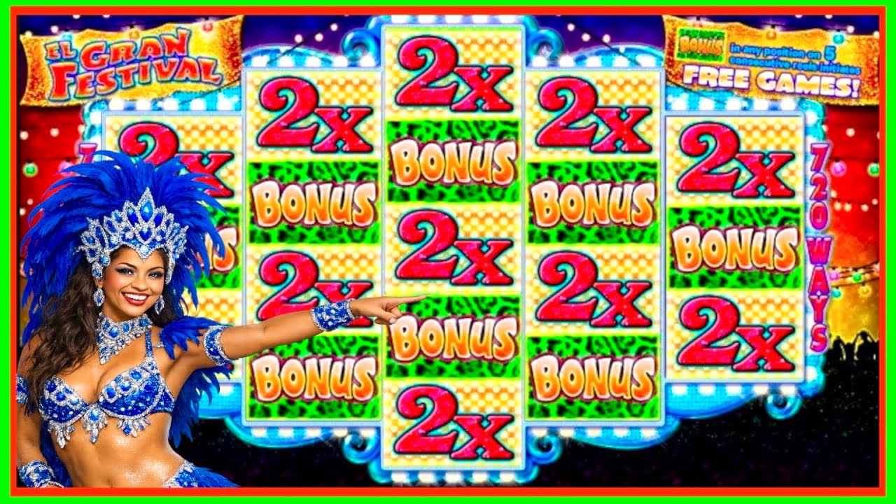 ★★$500 BETS★★JACKPOT HANDPAY★★EL GRAN FESTIVAL HIGH LIMIT SLOT MACHINE BUENO DINERO MUSEUM SLOTS