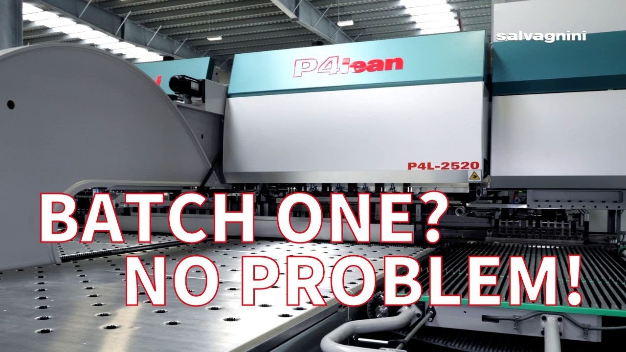 Панелегибы Сальванини: P4lean-2520 выполняет гибку 4 различных деталей