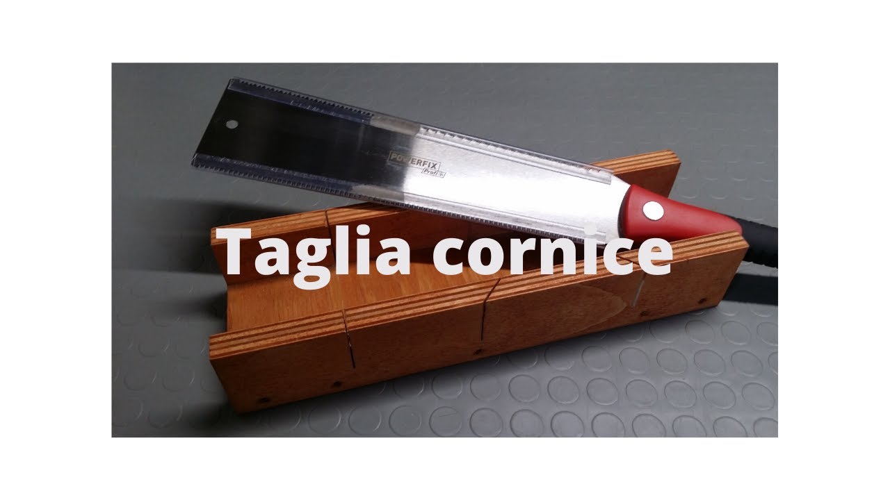 Taglia cornice fai da te