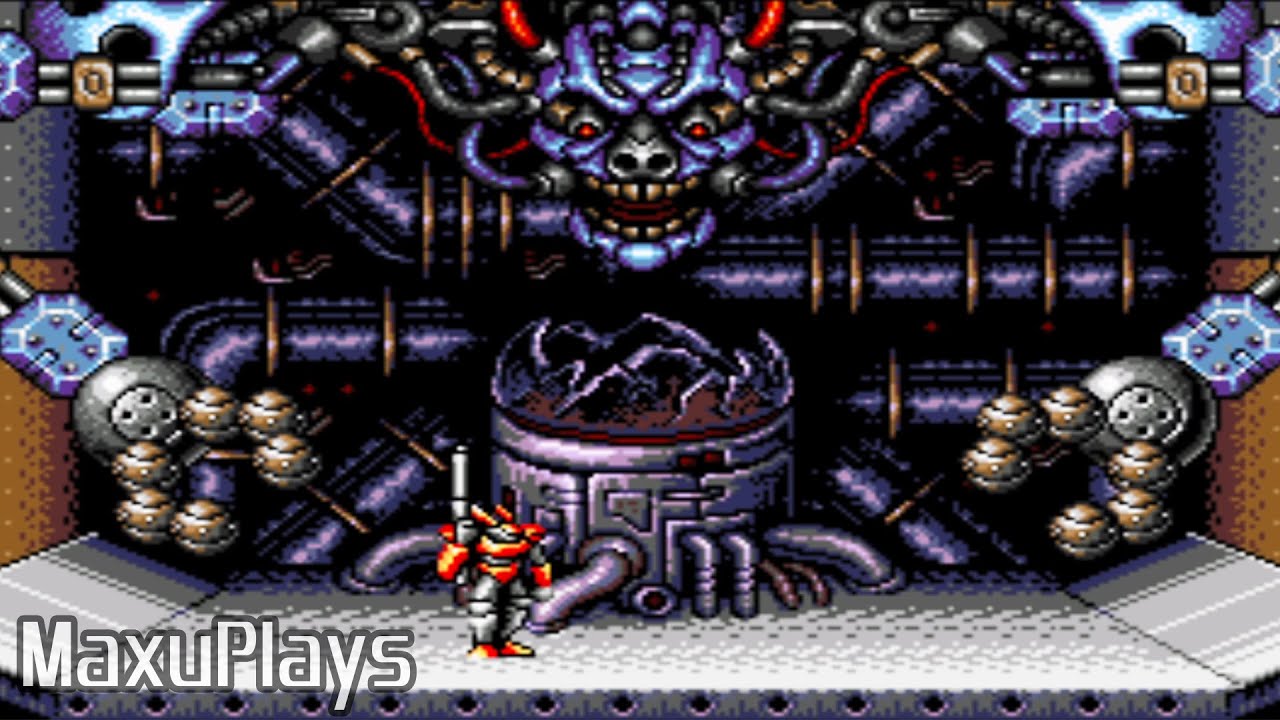 Probotector - Full Mega Drive Playthrough All Endings