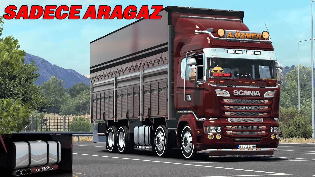 ETS 2 | ARAGAZ ŞOV  | SCANIA MEGA MOD 1.53