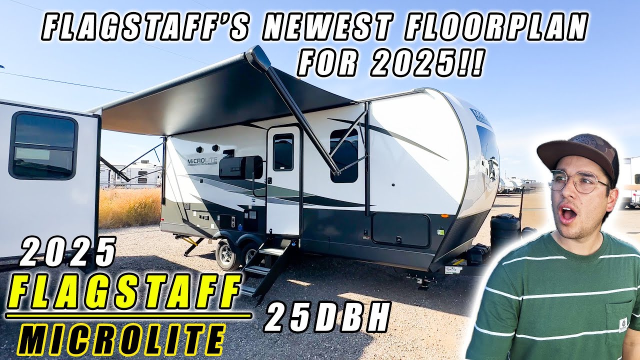 THE PEOPLE ASKED AND FLAGSTAFF DELIVERED! THE PERFECT FAMILY TRAILER! 2025 FLAGSTAFF MICROLITE 25DBH