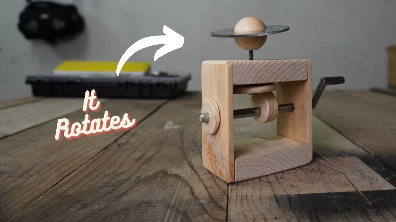 A simple cam toy (rotating planet)