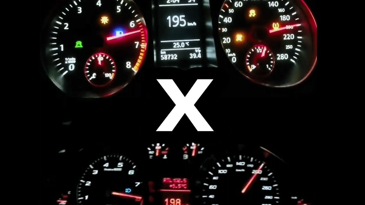 0 - 200 Battle: Tuned Passat CC 3.6 VR6 vs Stock R8 4.2 V8