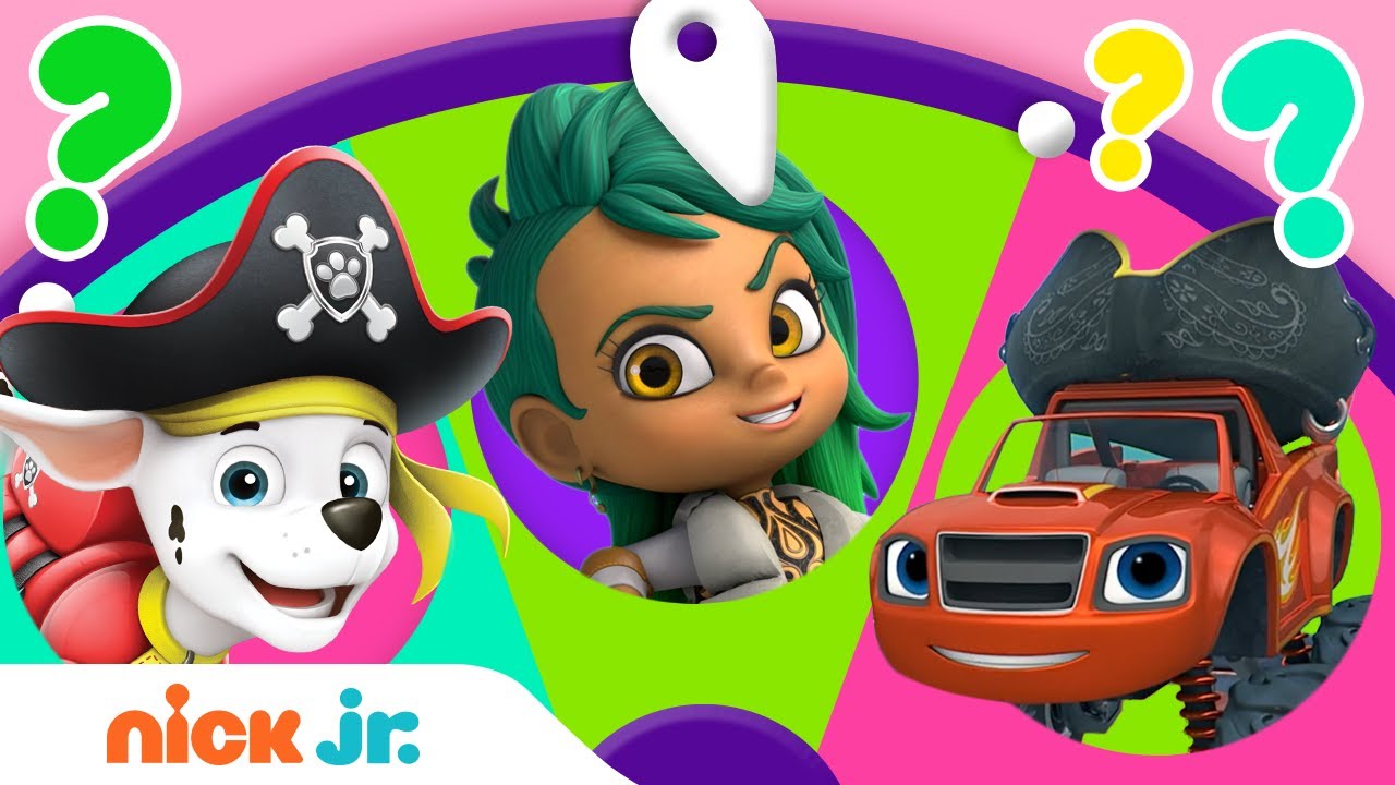 Spin the Wheel of Pirate Friends ⚓️⛵️ w/ Blaze, PAW Patrol & Santiago! Ep. 18 | Nick Jr.