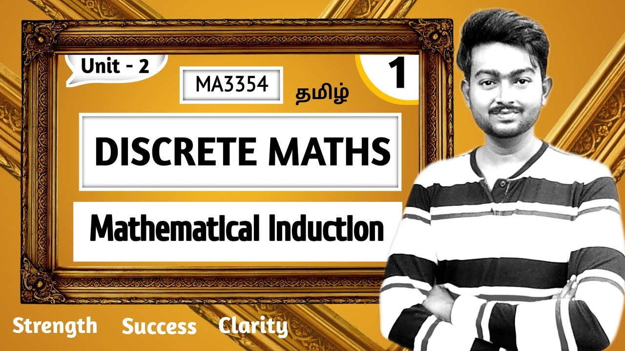 Mathematical Induction in Tamil Discrete Mathematics in Tamil MA3354 Unit 2 Combinatorics