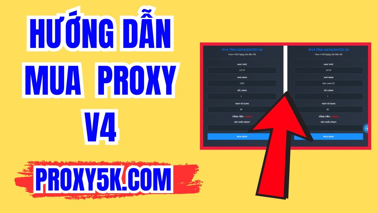 Mua Proxy Giá Rẻ: Hướng Dẫn Mua Proxy Private V4, v6 Uy Tín Từng Bước