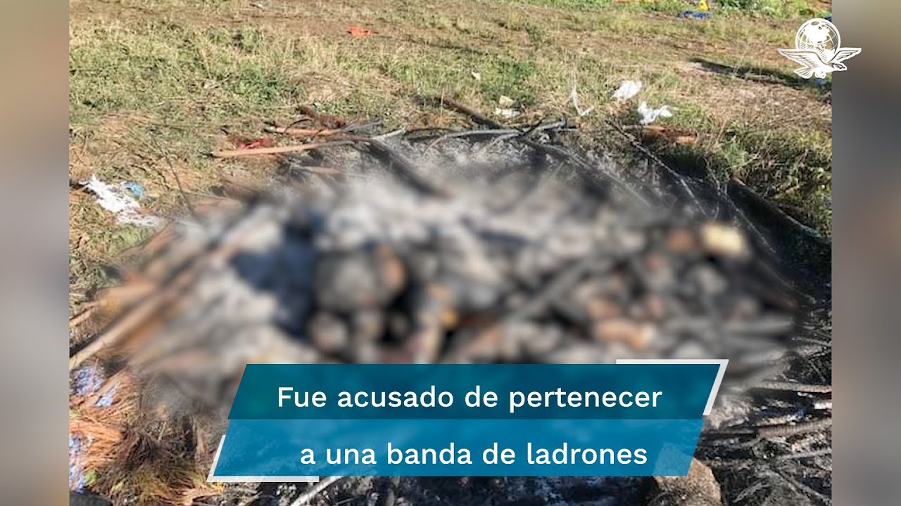 Queman vivo a presunto ladr&oacute;n de veh&iacute;culos en Chiapas