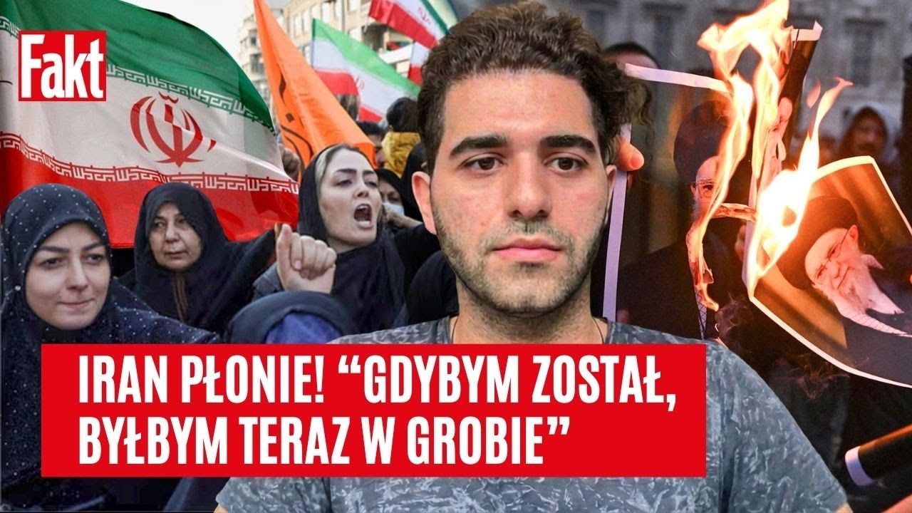 Irańczyk mieszkający w Polsce odpowiada Trumpowi: reżim wciąż zabija ludzi, czekamy na pomoc! | FAKT