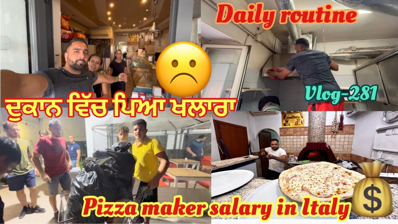 PIZZA MAKER SALARY IN ITALY💰ITALY🇮🇹VLOGS