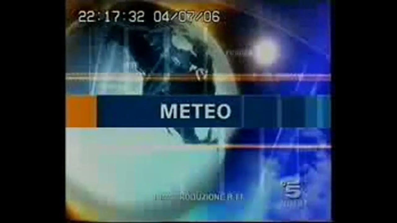 Canale 5 - Meteo (durante film) - 4 luglio 2006