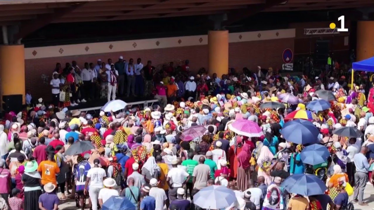 Manifestation à Mamoudzou