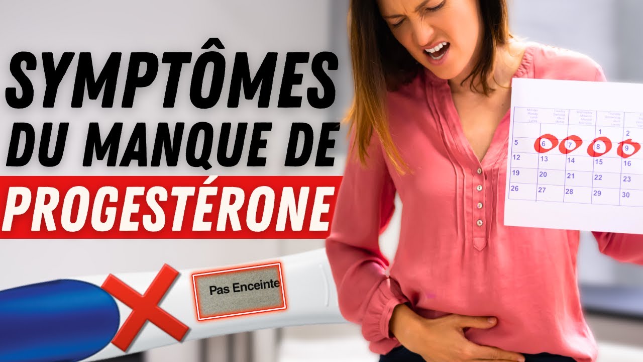 9 SIGNES que vous ne produisez PAS ASSEZ de PROGESTÉRONE pour tomber enceinte.
