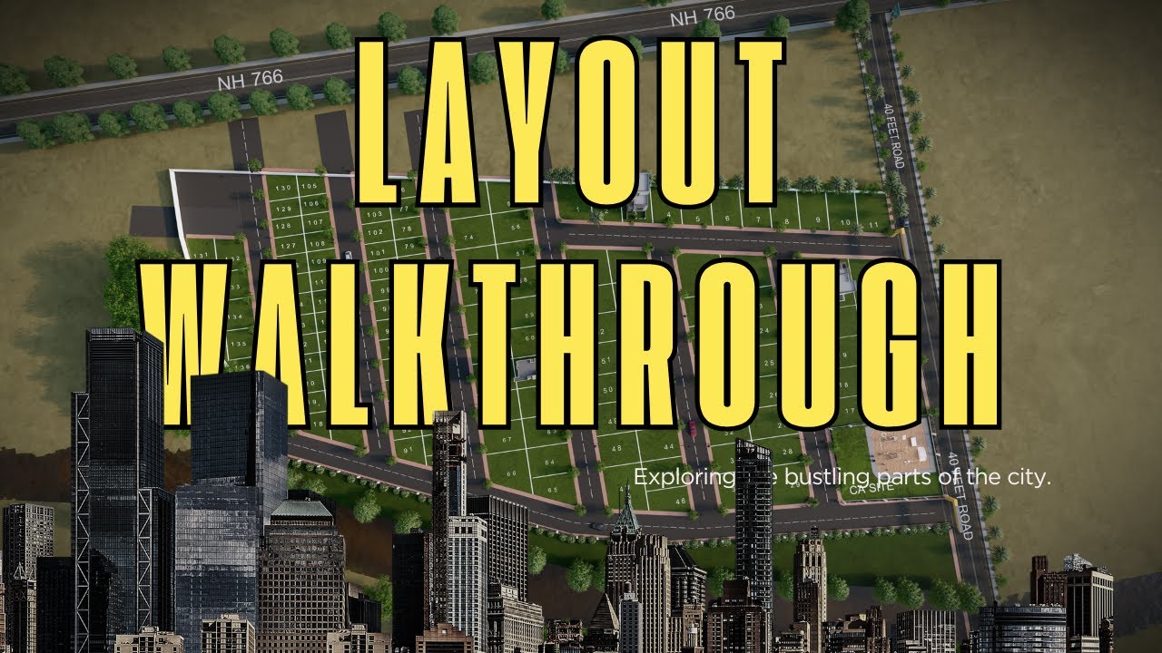 3D visualization of Layout | 3D Plot Development | Walkthrough Animation | Mysore