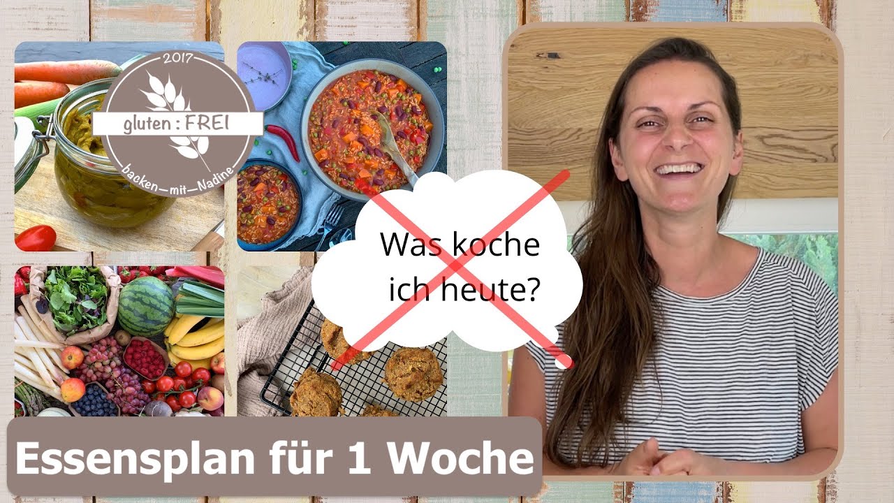 🌱 Essensplan für eine ganze Woche 🌱