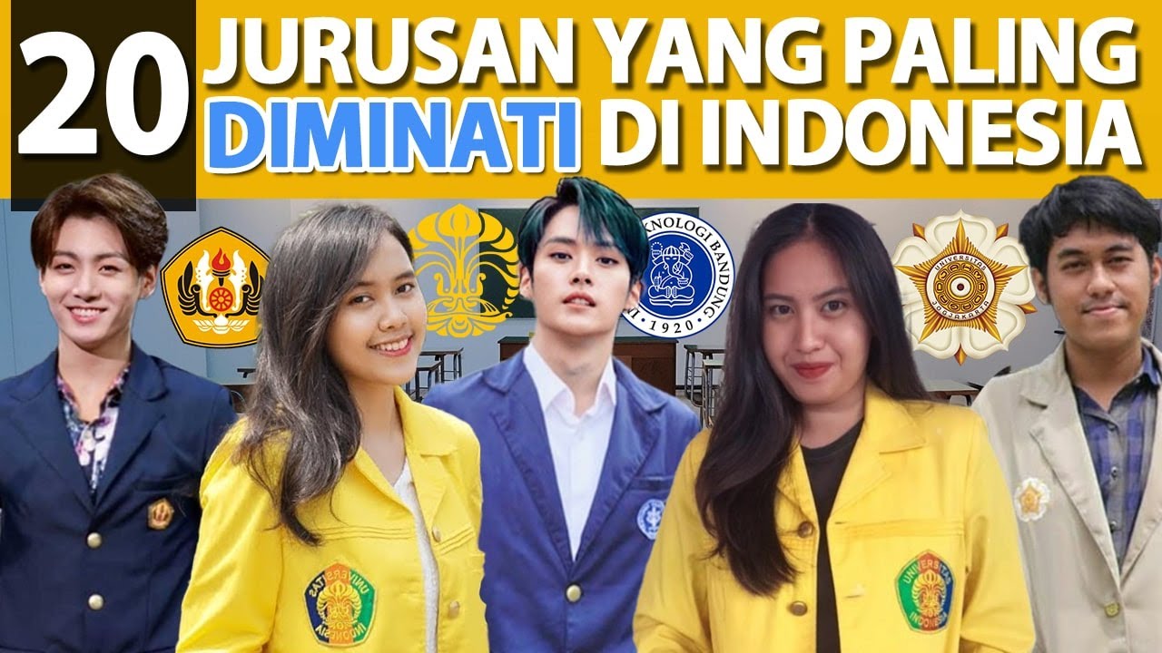 20 JURUSAN KULIAH PALING DIMINATI TAHUN 2023!! ADA JURUSAN KAMU GAK
