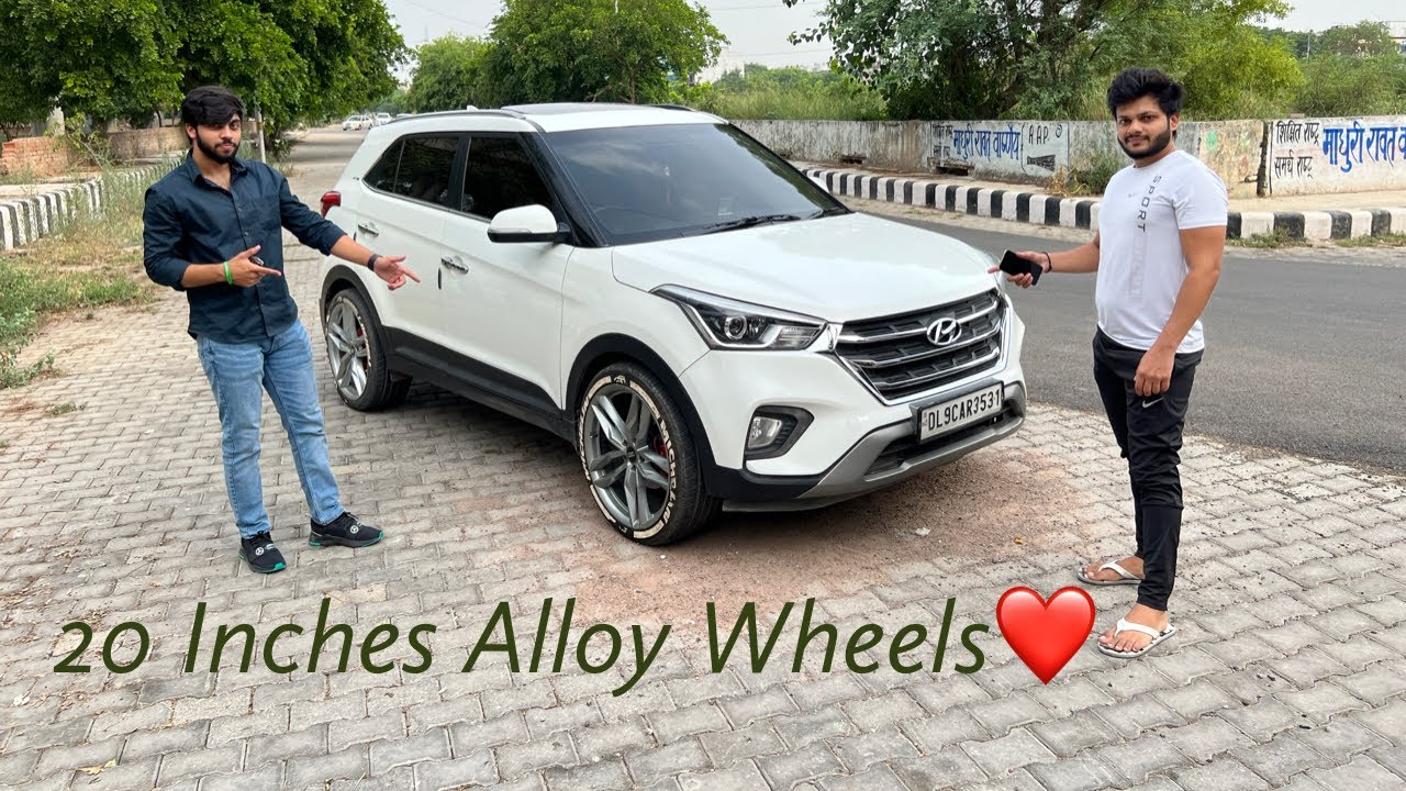 Hyundai Creta Got 20 Inches Alloy Wheels Installed❤️