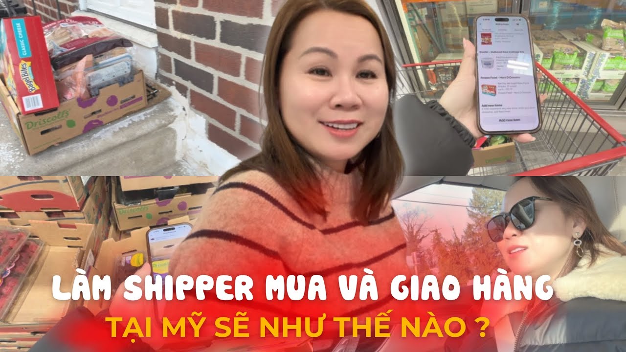 Trải Nghiệm Thử Làm Nghề Mua Hộ Và Shipper Giao Hàng Tại Mỹ, Ông Bà Ngoại Có Phù Hợp Để Làm Không ?