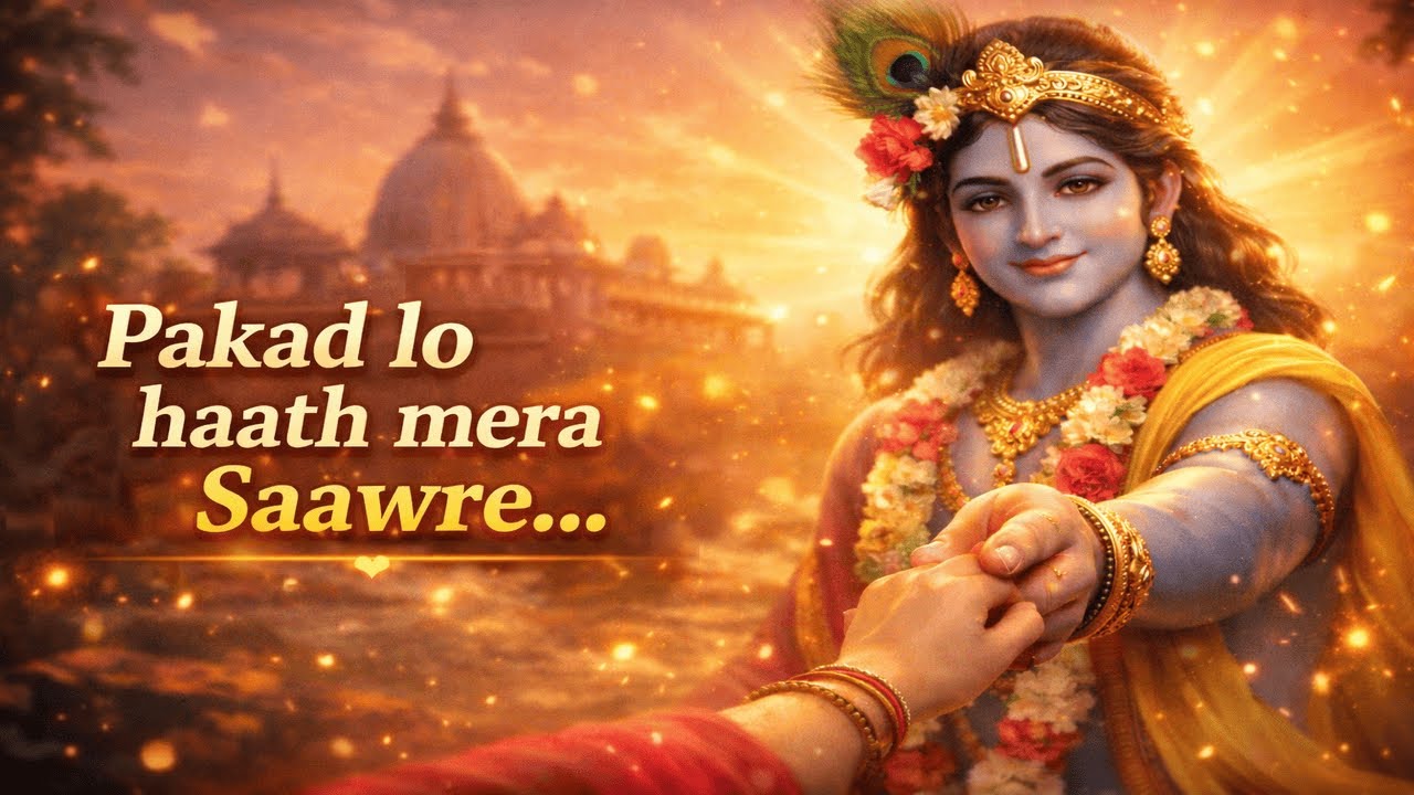 Pakad Lo Haath Mera Saawre 💛 | Heart Touching Krishna Bhajan 2026 | Soulful Female Voice