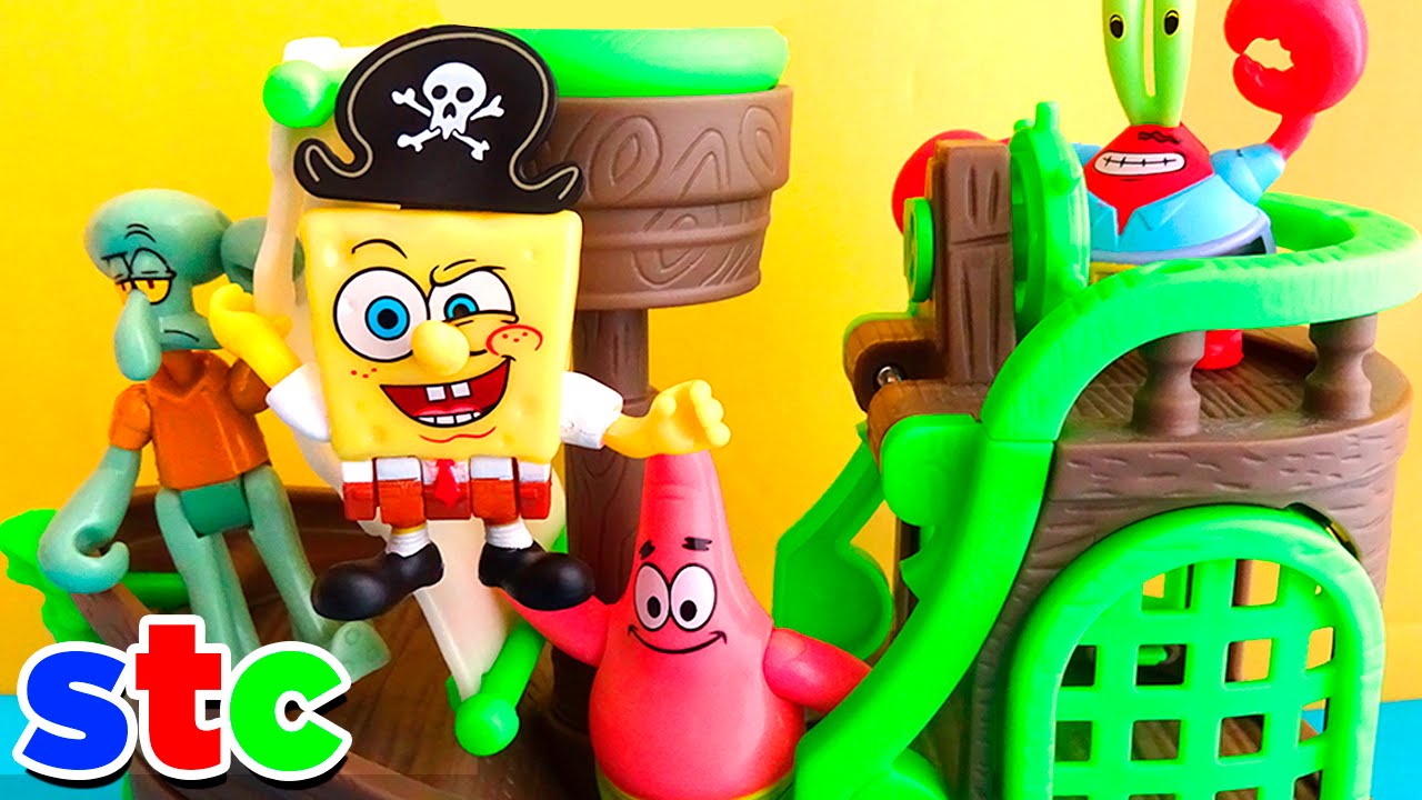 🧽Bob Esponja 🧽 Barco Pirata Imaginext | Juguetes de Bob Esponja