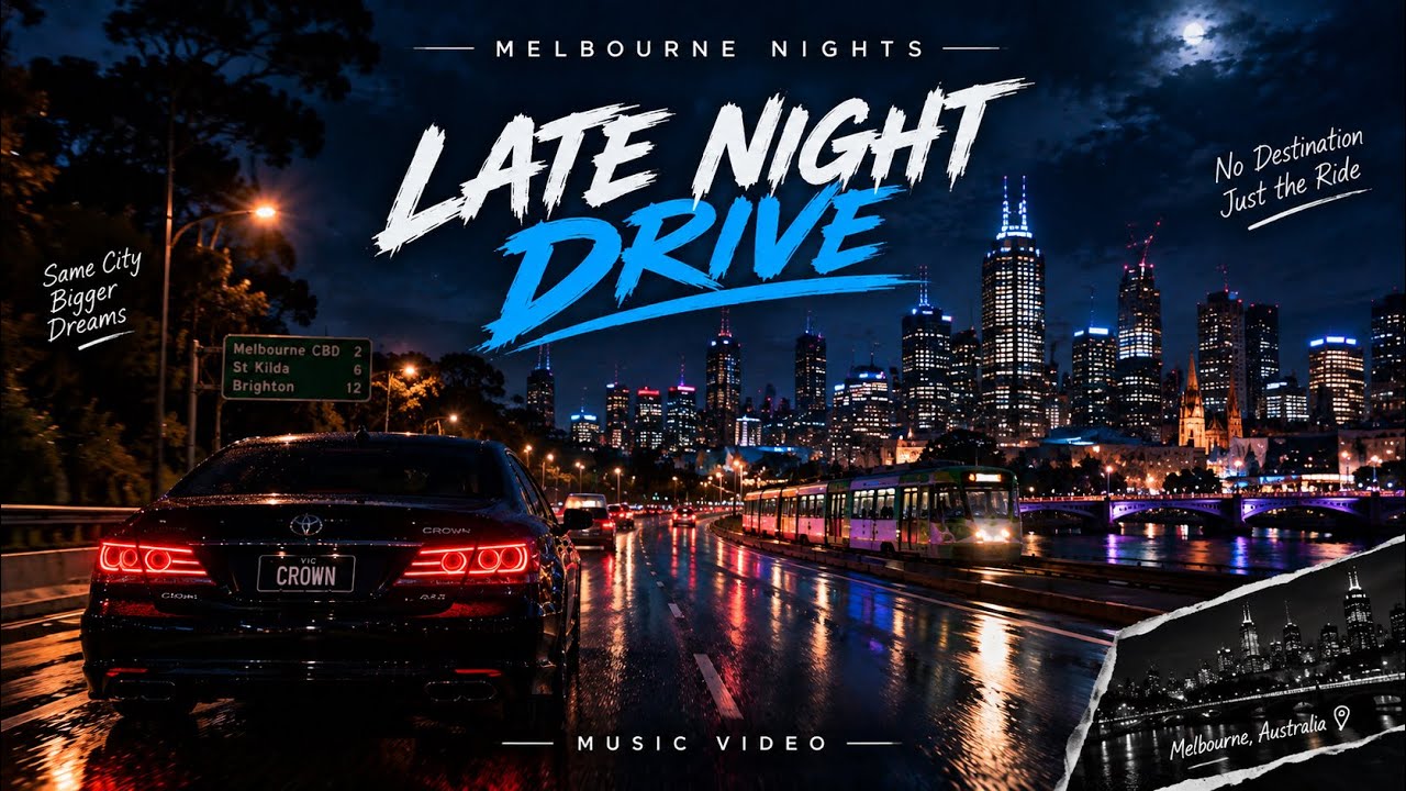 Late Night Drive 🌃 &mdash; Melbourne Nights | Official Music Video 🚗💨