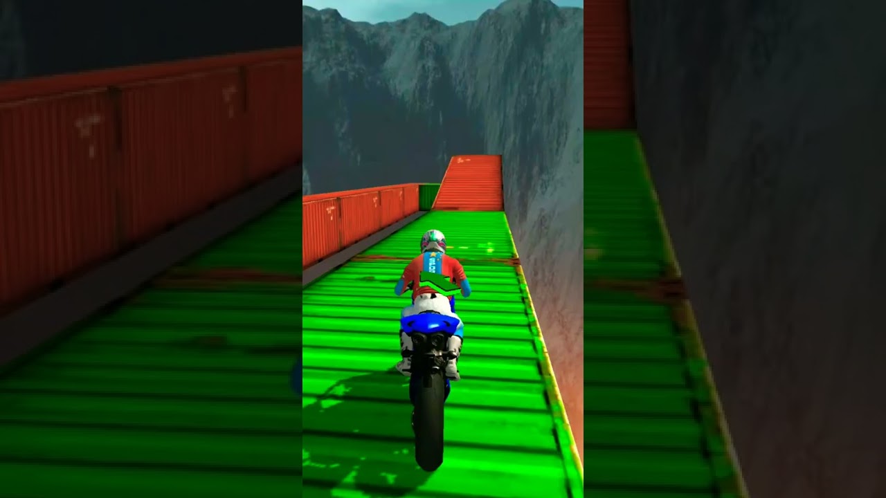impossible motor bike tracks game Android mobile game🎮 play bike driving game