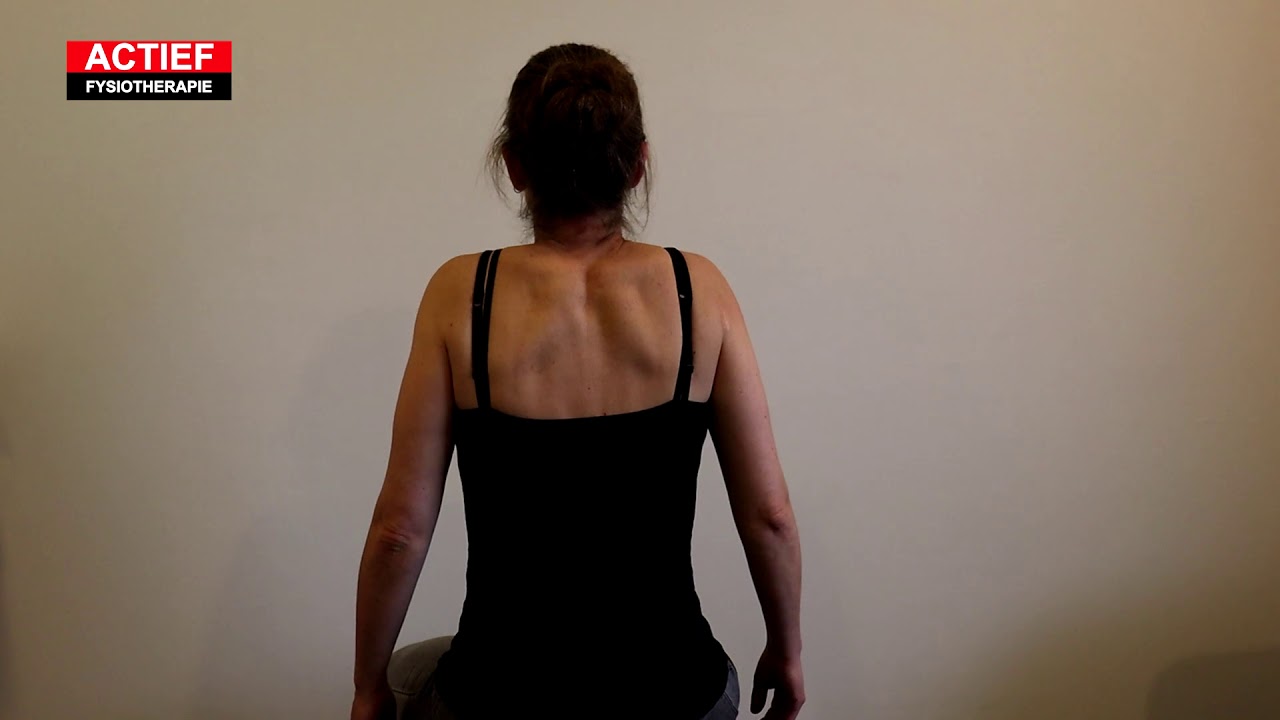 er: Oefening 19 - schouderblad sturen 
