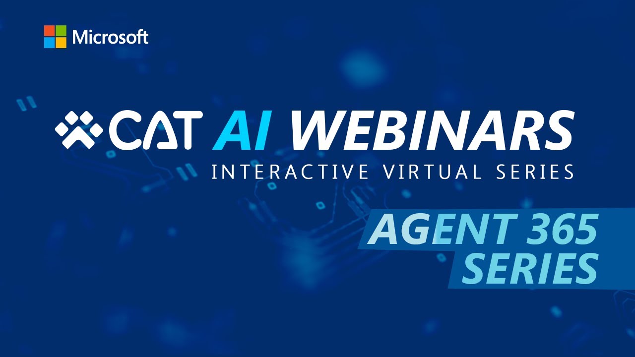 Agent 365 – Идентификация, наблюдаемость и совместимость – Вебинары CAT AI