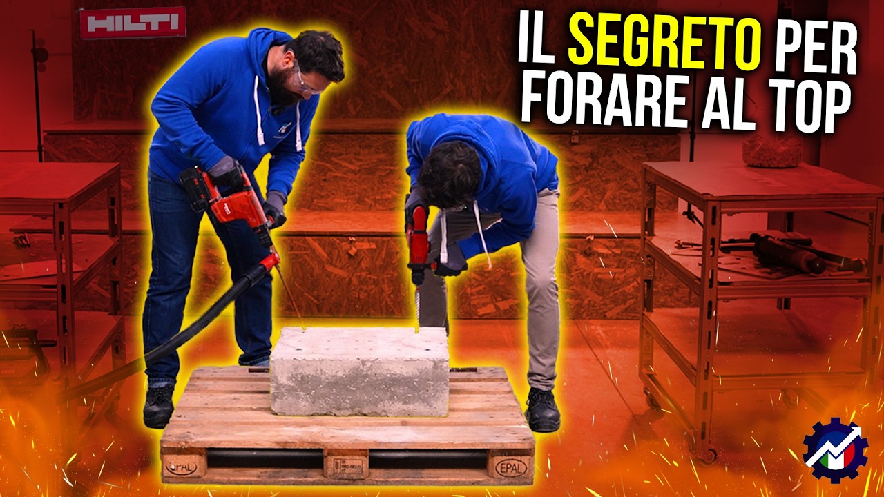 Come si fora un blocco di cemento più rapidamente?
