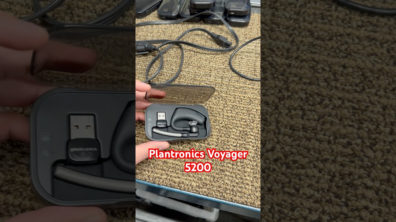 Plantronics Voyager 5200 Bluetooth Earphones Wireless Calling Headset