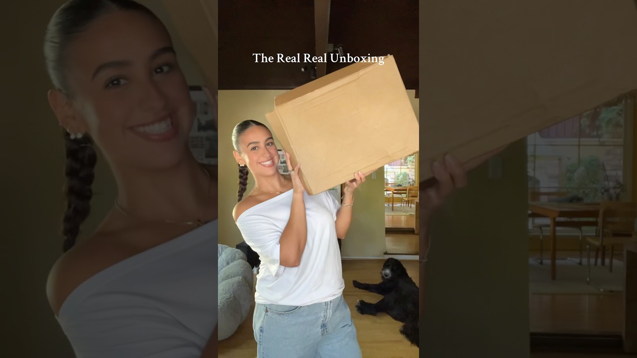 Designer handbag unboxing 🧡 #fyp #therealreal #rebeccaminkoff #viral #unboxing #designer #handbag