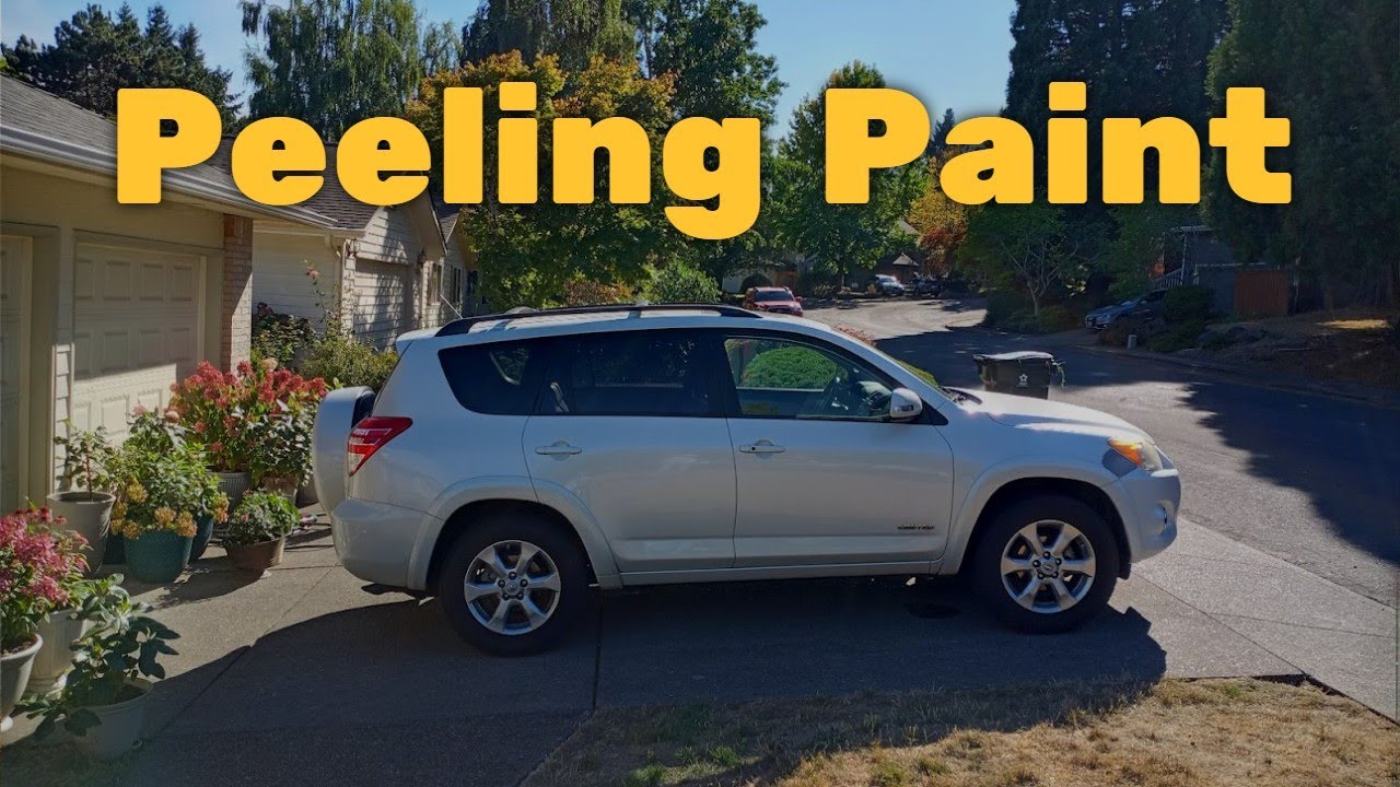 2009 Toyota RAV4 Peeling White Paint: Making an Appointment to Get it Fixed