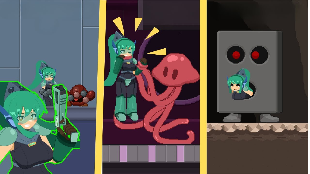 Android Girl vs Aliens 【Zeta Break!!】ゼータブレイク！！　Gameplay