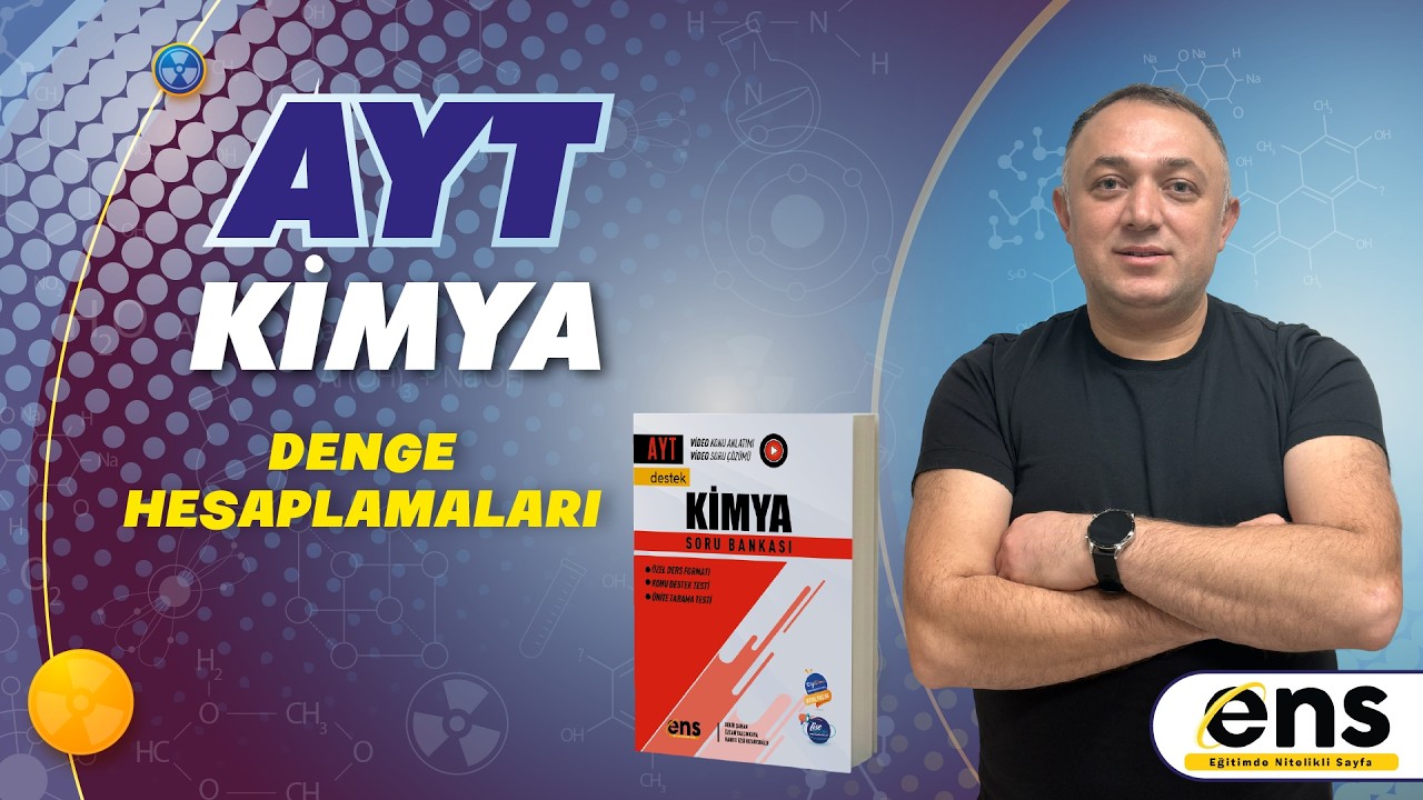 KİMYASAL DENGE  - DENGE HESAPLAMALARI AYT KİMYA #aytkimya #enskimya