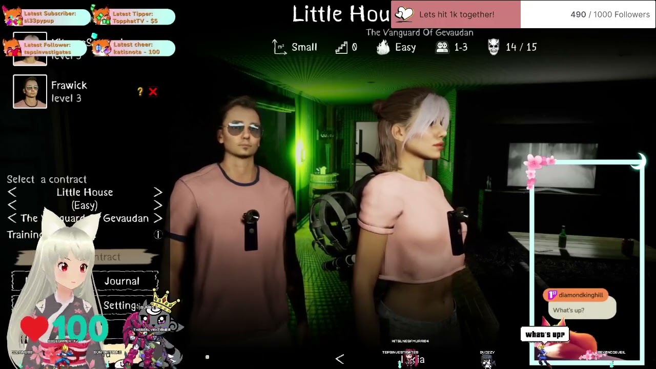 Ghost keeps trying to hug me! Playing with viewers! !dixper !discord !socials [Follower goal 489/100