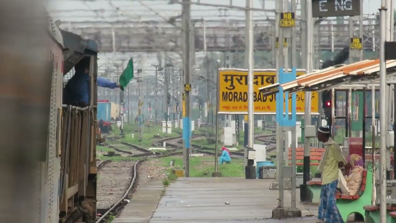 Kolkata to Rajasthan full journey in Monsoon!! Howrah Bikaner weekly express Part 3 from DDU - Delhi
