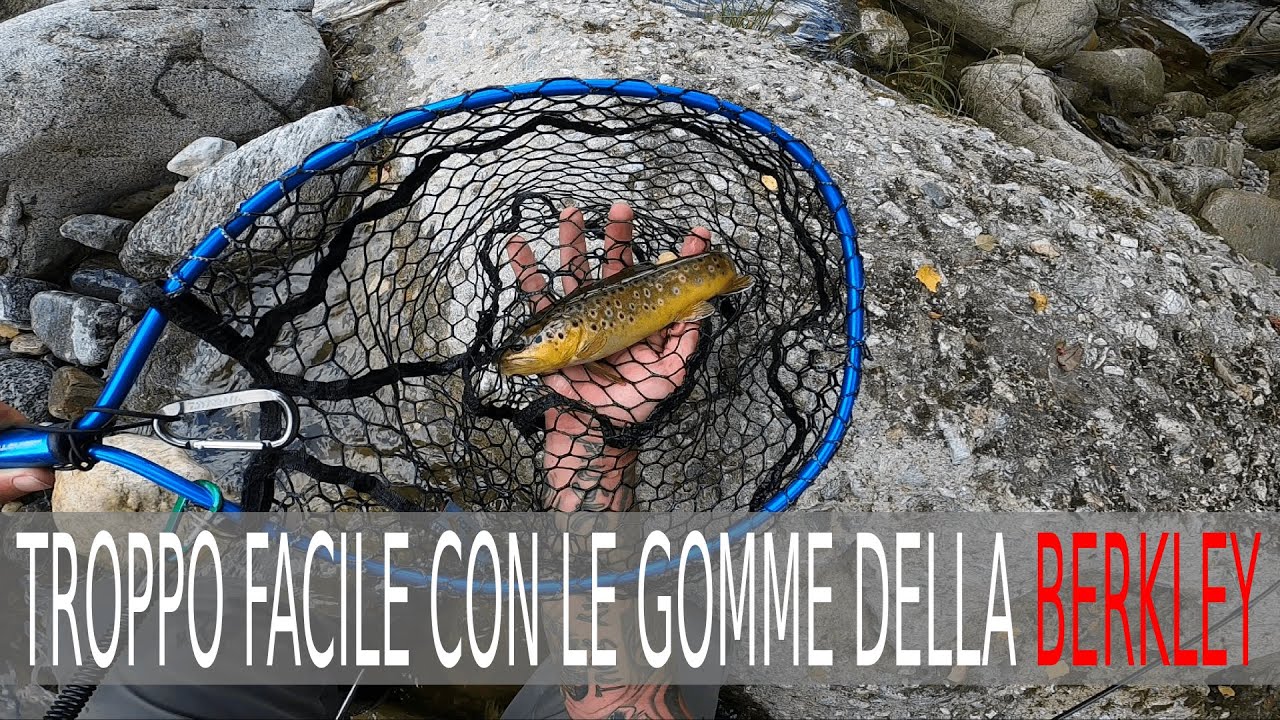 TROPPE TROTE - Pesca a spinning UL con gomma Berkley