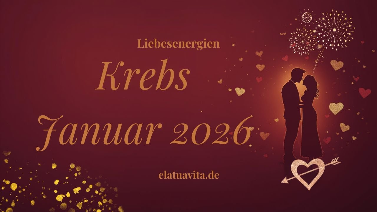 Krebs ♋ Januar 2026 ✨💖🍀 Gibt es da etwa ein großes Liebes-Comeback? 😮