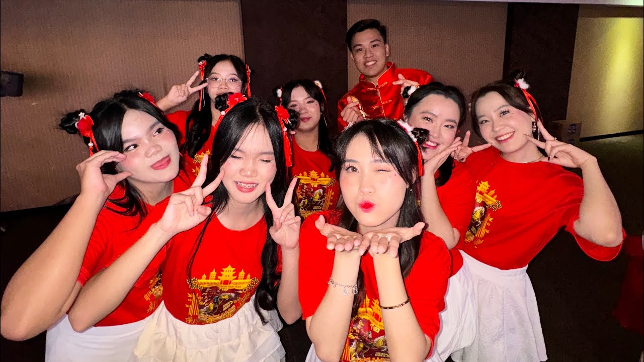 Menyanyi Ai pia cia e ya & Dance Imlek 2026 , Grand Palace Banjarmasin, acara PSMTI BJM 