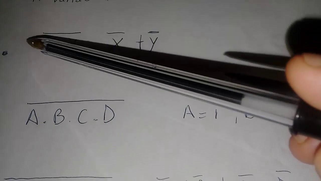 14.- Sistemas digitales.- Primera ley de DeMorgan, y ejercicios.