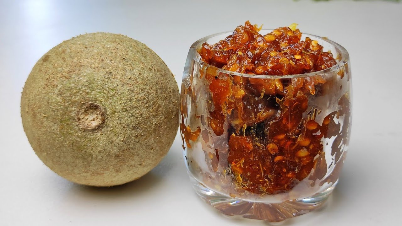 Wood Apple Pickle Recipe | Pickle Recipe | Pan spoon
