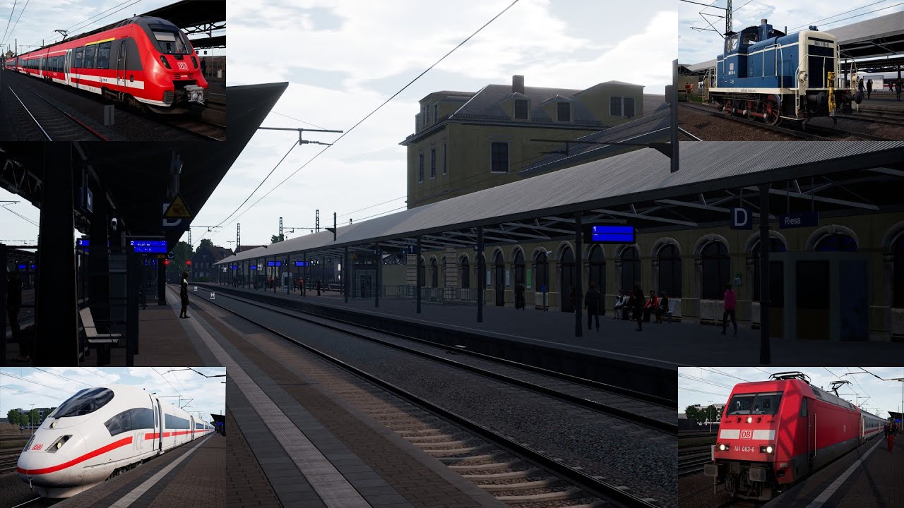 Train Sim World 2 - Rush Hour | Nahverkehr Dresden trainspotting - Riesa Bahnhof